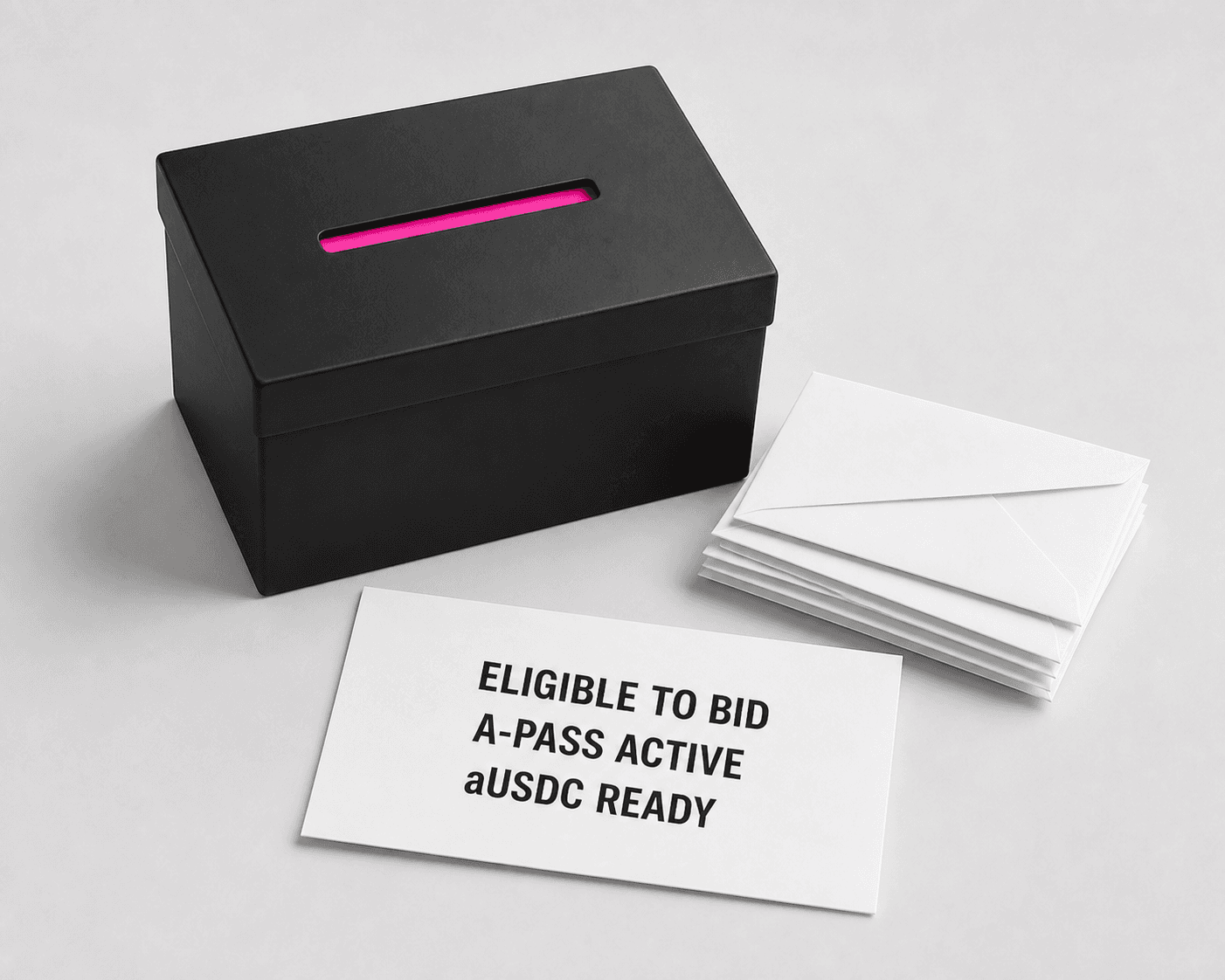 Eligible financier entering a sealed auction